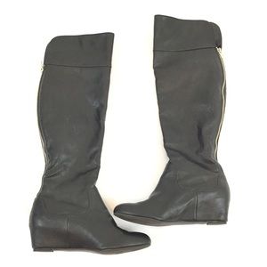 Jennifer Lopez Wedge Heel Tall Boot